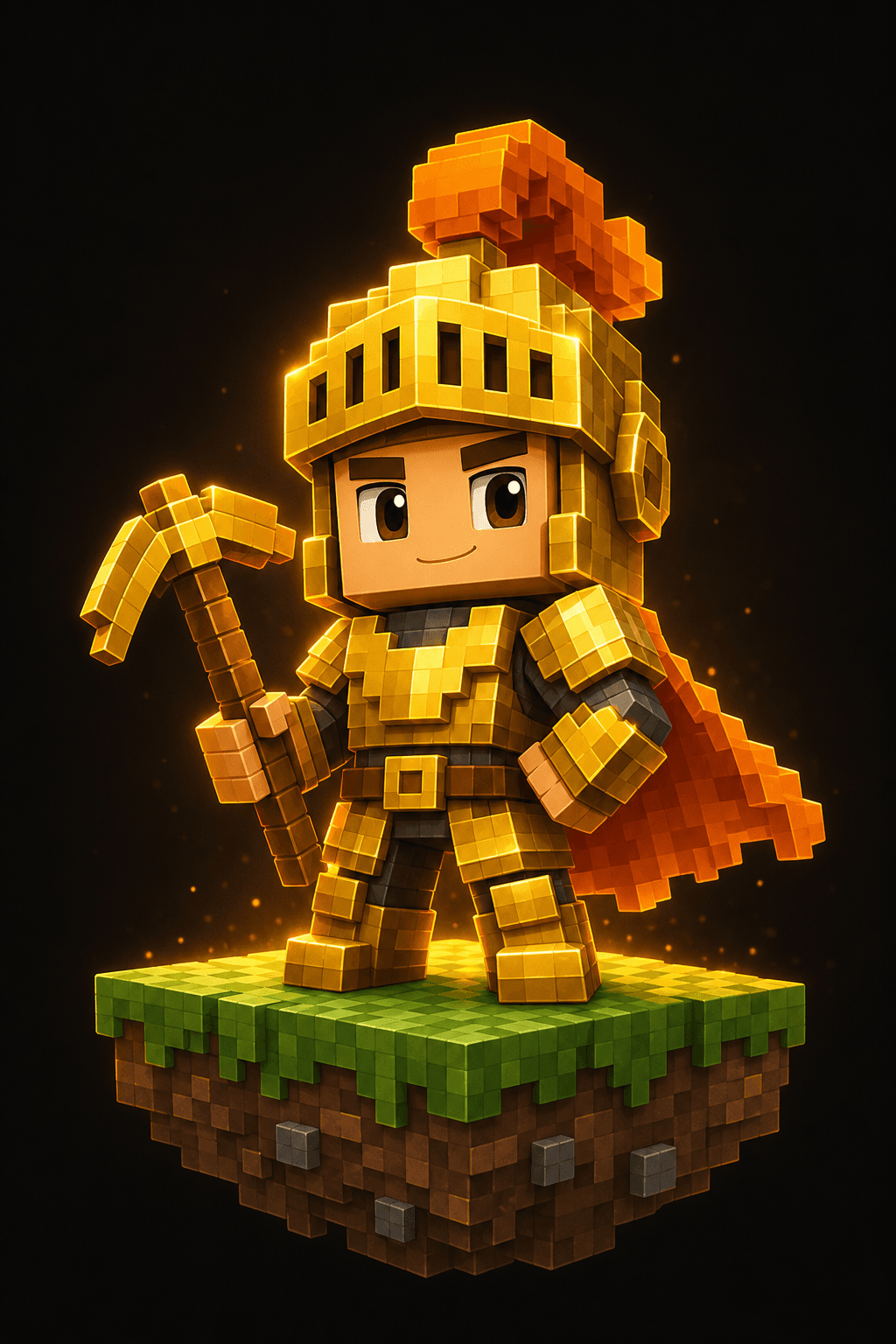 RICHMC mascot — the Gold Knight